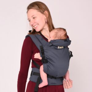 Sling de argolas cinza.