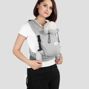 Sling de argolas cinza.