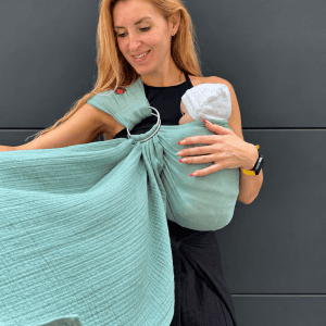 Sling de Argolas Nashsling — Musselina 100% Algodão